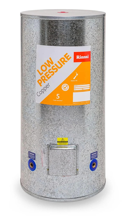 Low pressure hot water cylinder