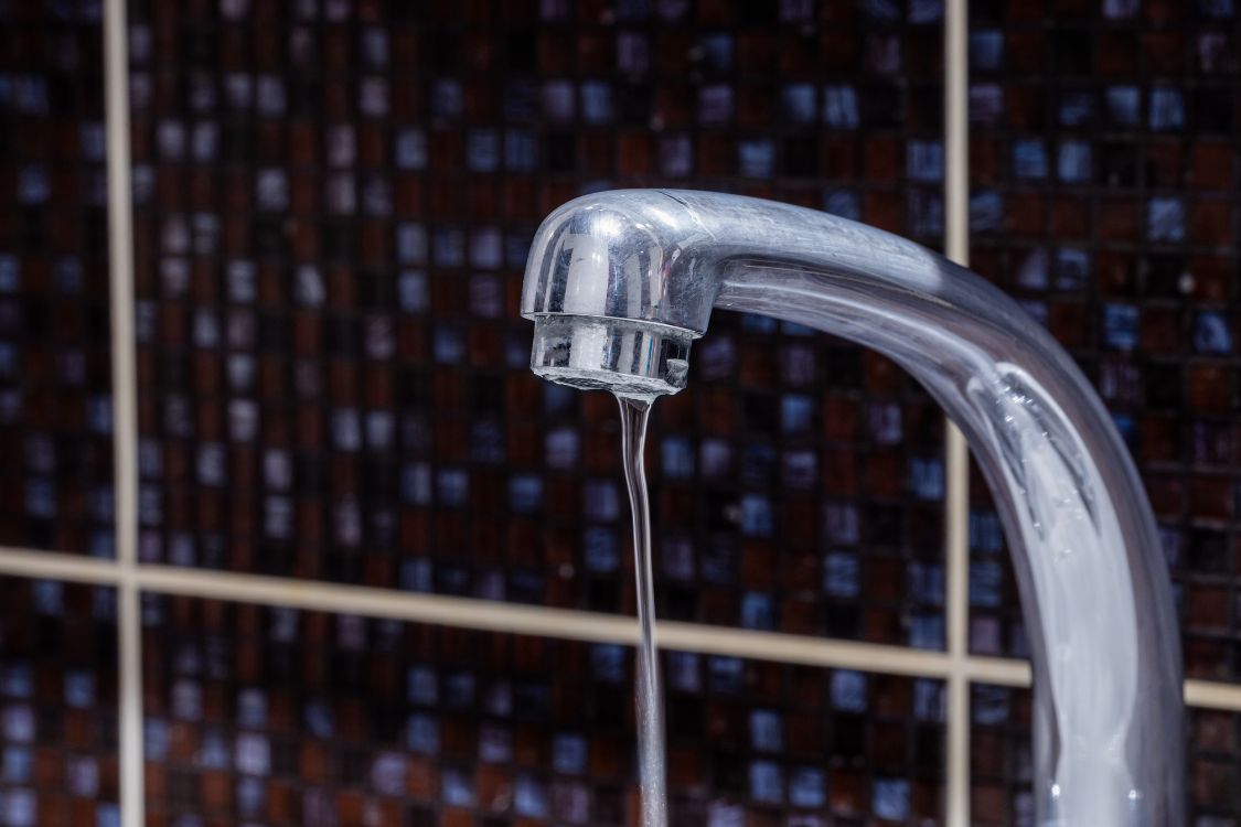 A tap with low water pressure