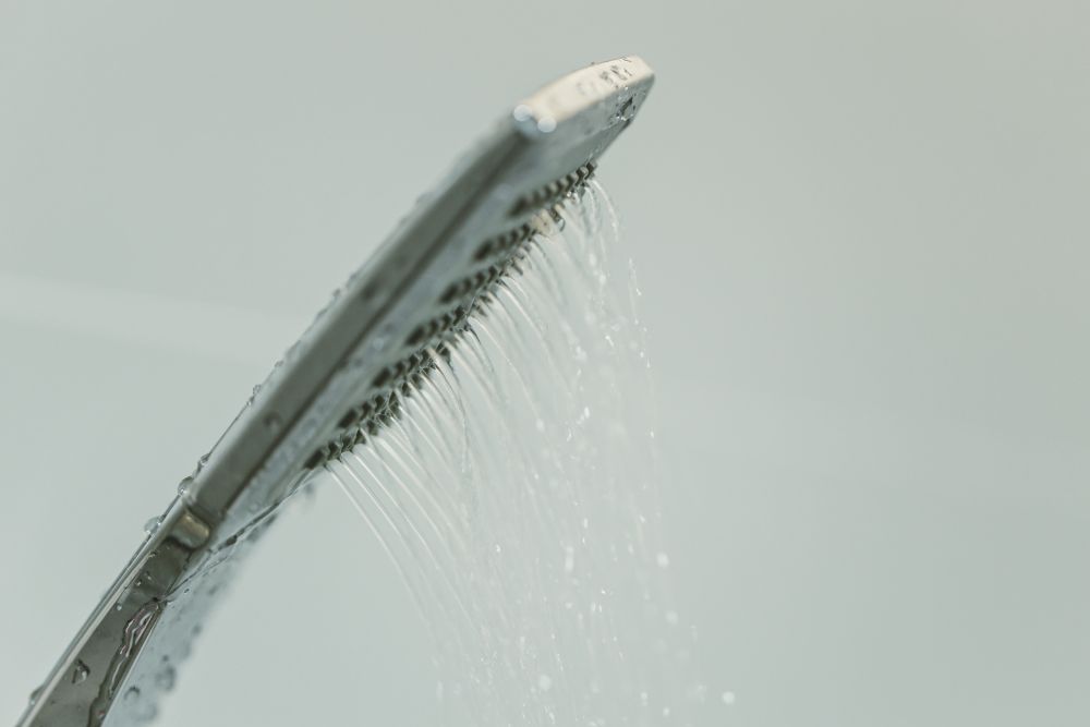 Low water pressure coming from a shower head