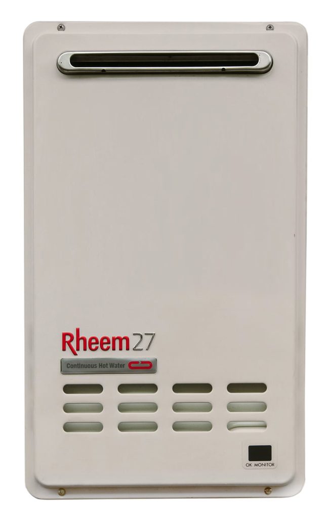 Rheem 27 gas water heater