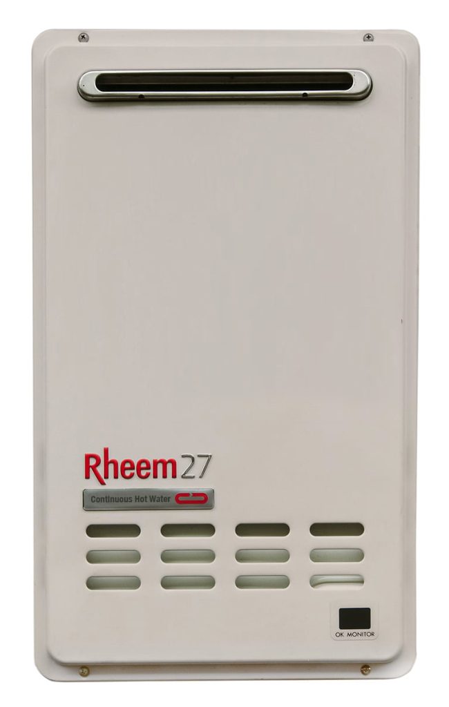 Rheem continuous flow gas water heater